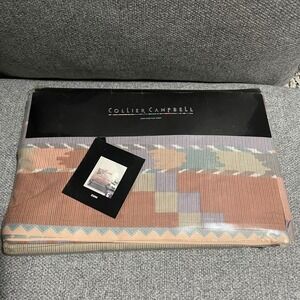 Collier Campbell combed cotton King Flat Sheet Zuni 1991‎ vintage New southwest